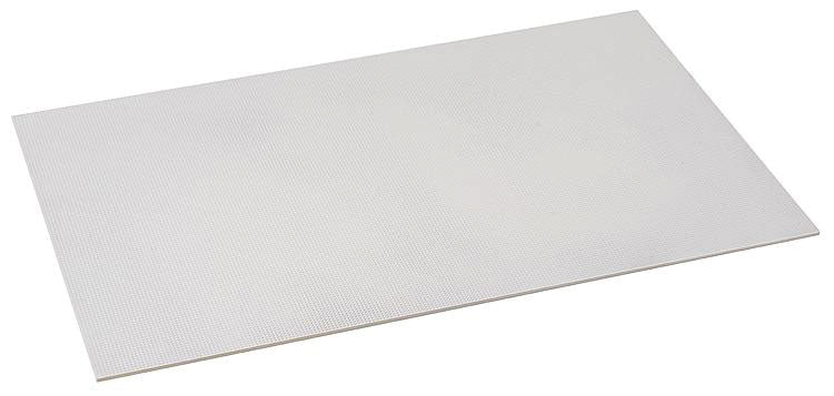 Diamond Plate Sheet -- 12-9/16 x 7-3/4"  31.9 x 20cm Styrene (white)-1