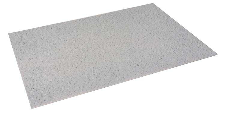 Quarry Stone Sheet -- 11-15/16 x 7-3/4 x 1/8"  30.3 x 19.7 x .3cm Styrene (white)-1