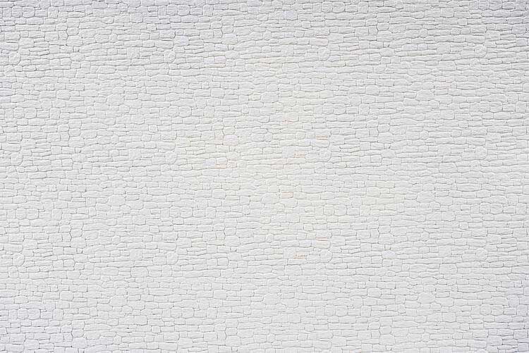 Quarry Stone Sheet -- 11-15/16 x 7-3/4 x 1/8"  30.3 x 19.7 x .3cm Styrene (white)-2