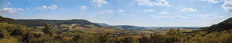Sauschwanzlebahn Printed Background Scene -- 106-5/16 x 19-11/16"  270 x 50cm