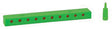 Low-Voltage Distribution Terminal (Plate) -- 10 Sockets and Plugs, 3/32"  2.5mm (green)-1
