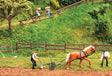 Garden and Field Fences -- 4 Different Styles, Total Length 117cm-1