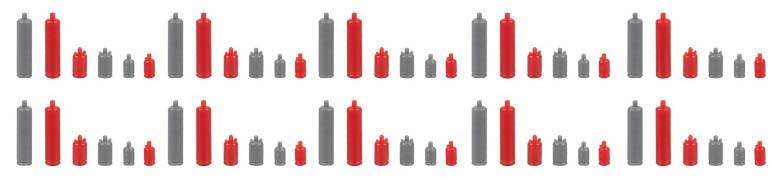 Gas Bottles -- pkg(60)-1