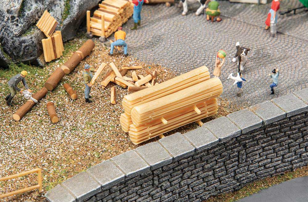 Rough-Cut Lumber Stacks - Kit-1
