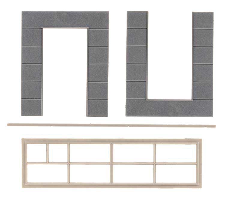 Wall Panels with Tall Windows - Goldbeck Modular Building Component -- pkg(2)