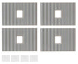Corrugated Roof Panels with Skylights - Goldbeck Modular Building Component -- pkg(4)
