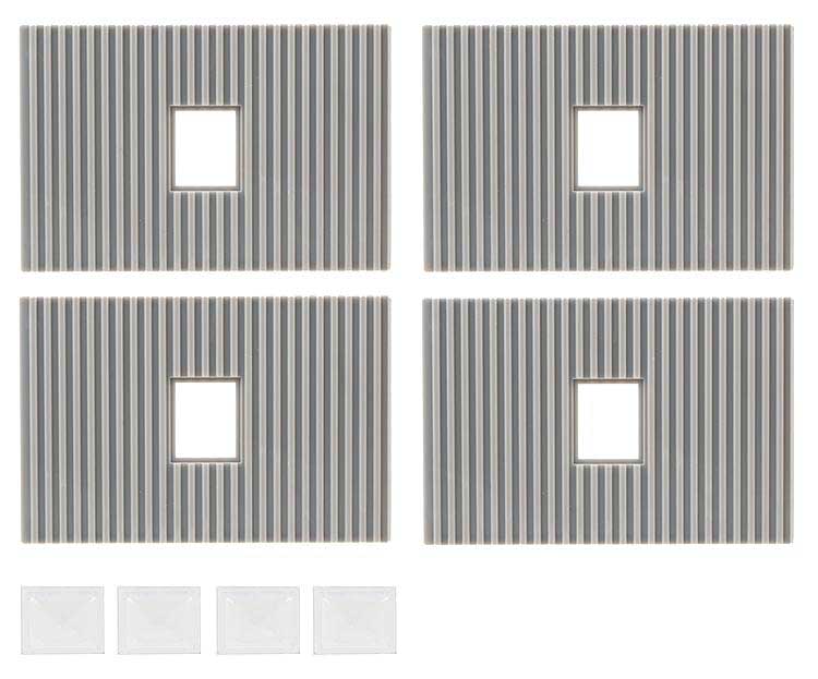Corrugated Roof Panels with Skylights - Goldbeck Modular Building Component -- pkg(4)