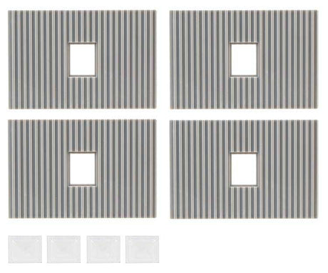 Corrugated Roof Panels with Skylights - Goldbeck Modular Building Component -- pkg(4)