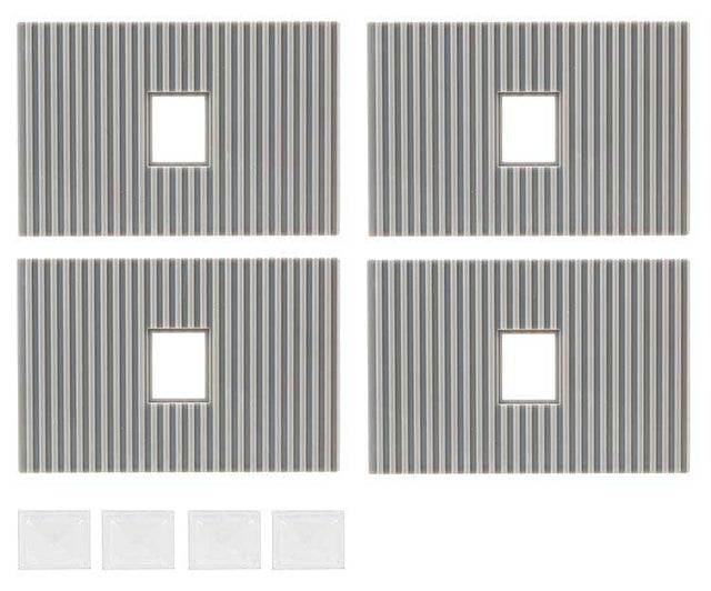 Corrugated Roof Panels with Skylights - Goldbeck Modular Building Component -- pkg(4)