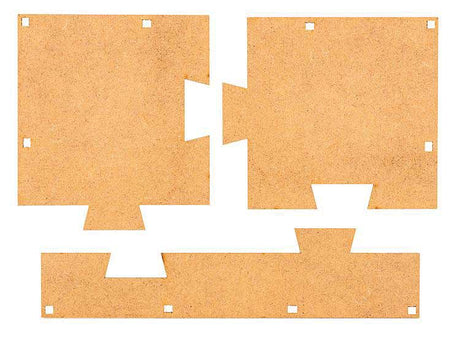 Building Base Plates - Goldbeck Modular Building Component -- Basic Set Matches Those in Main Building