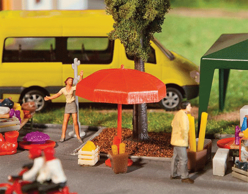 Sun Umbrellas, Tables & Benches -- Kit