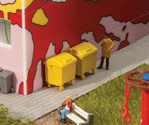 Garbage Bins -- Yellow pkg(2)