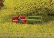 Wood Benches pkg(4)