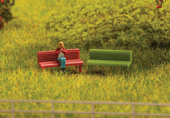 Wood Benches pkg(4)