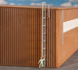 Cage Fire Ladder w/Railing -- 4-3/16"  10.6cm Tall