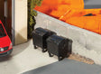 Trash/Garbage Bins -- Black pkg(2)