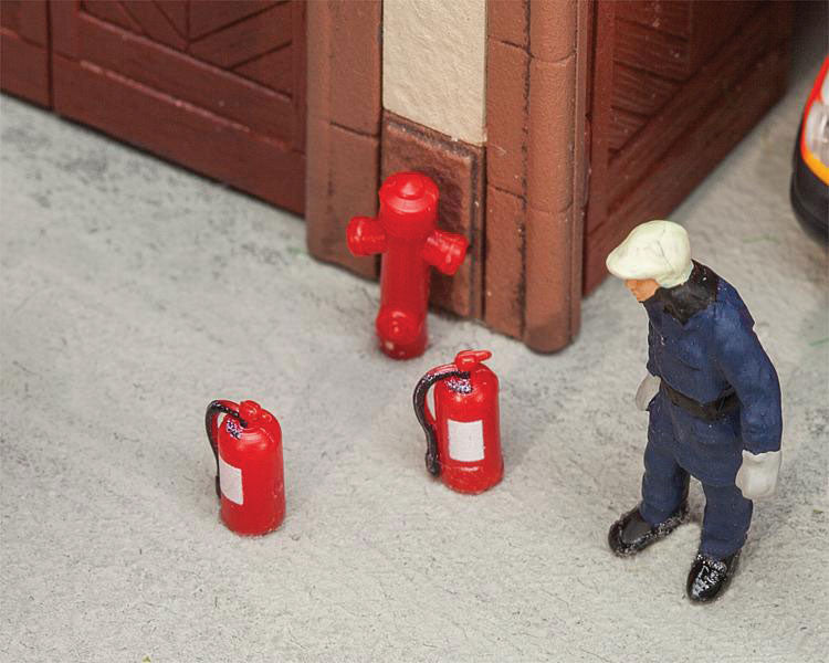 Fire Extinguishers & Hydrants -- 6 Extinguishers, 2 Hydrants-1