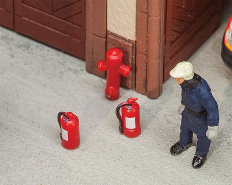 Fire Extinguishers & Hydrants -- 6 Extinguishers, 2 Hydrants-1