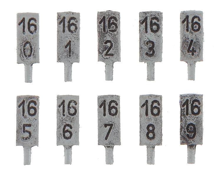Concrete Mileposts (Hectometer Posts) -- pkg(10)-2