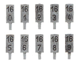 Concrete Mileposts (Hectometer Posts) -- pkg(10)-2