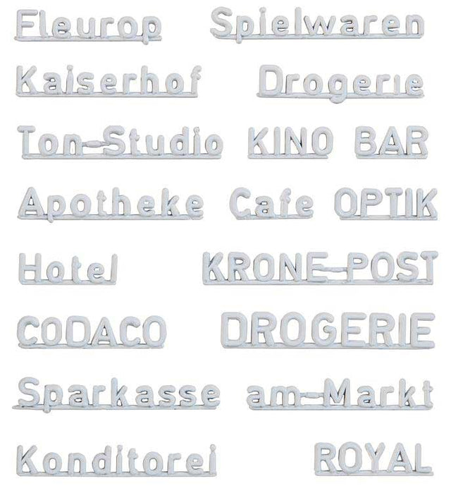 1970s Shop Lettering -- German Language