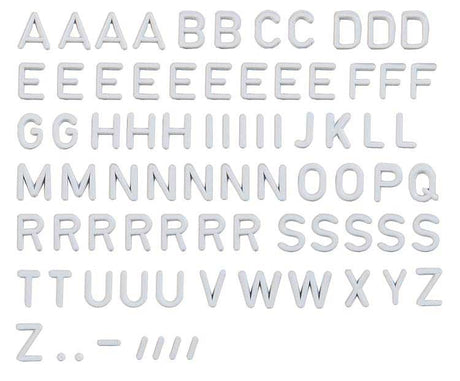Plastic Alphabet Lettering