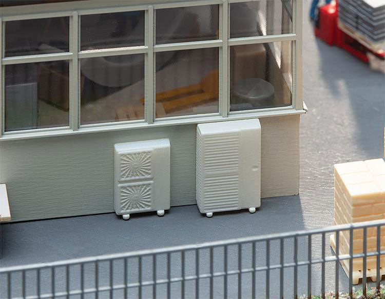 Air Conditioning Units -- Unpainted, Multiple Styles pkg(13)