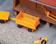 Station Platform Baggage Wagon Luggage Trailer - Kit -- Orange pkg(2)