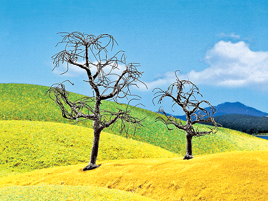 Leafless Tree -- 2-3/4 & 4-3/4"  7 & 12cm pkg(2)