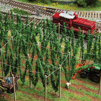 Hop Field with Poles -- Builds up to: 5-7/8 x 4-3/4 x 3-9/16"  15 x 12 x 9cm