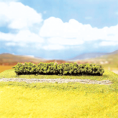 Premium Hedges pkg(3) -- Light Green 6-3/8 x 1 x 3/4"  16 x 2.5 x 2cm