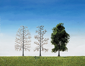 Deciduous Tree Kit  - For HO/N - Builds 15 Trees