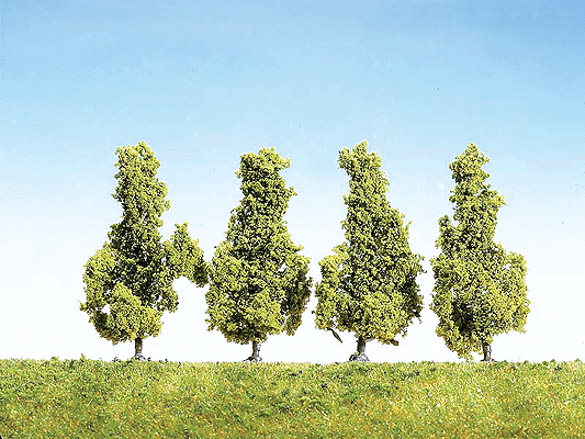 Shrubs - HO/N pkg(4) -- Light Green