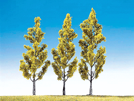 Birch Trees -- Medium - 5-1/8"  13cm pkg(3)