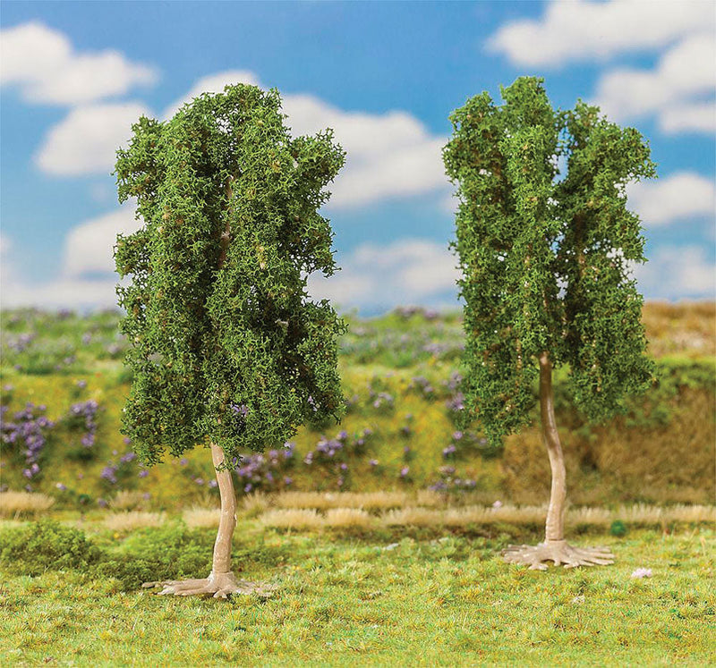 Oak Tree -- 4-5/16"  11cm Tall pkg(2)