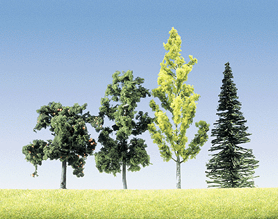 Mixed Forest Trees -- 3-1/4 - 6"  8 - 15cm