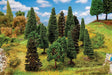 Forest Tree Assortment -- 2-3/4"  7cm to 3-5/8"  9cm Tall pkg(15)