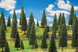 Fir Trees -- 2 to 5-7/8"  5 to 15cm Tall pkg(50)