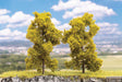 Deciduous Trees -- Light Green, 3-9/16 - 4-5/16" 9 - 11cm Tall, pkg(4)-1