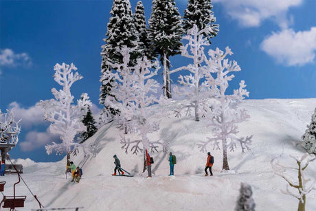 Snow-Covered Trees -- 4-3/8"  11cm Tall pkg(5)-1