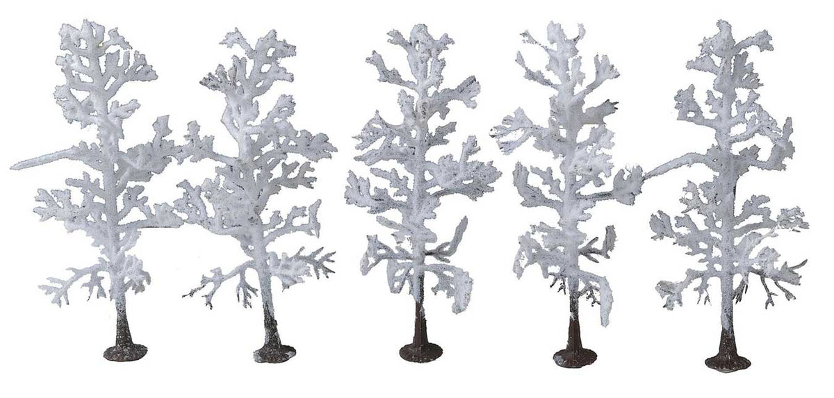 Snow-Covered Trees -- 4-3/8"  11cm Tall pkg(5)-2