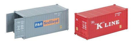 20' Containers with Opening Doors 2-Pack -- 1 Each: K-Line, Nedlloyd-2