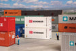 20' Container 2-Pack -- DB Schenker (white, black, red)-1