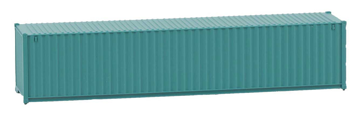 40' Corrugated Container - Assembled -- Painted, Unlettered (green)-2