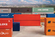 40' Corrugated Container 2-Pack -- Painted, Unlettered (red)-1