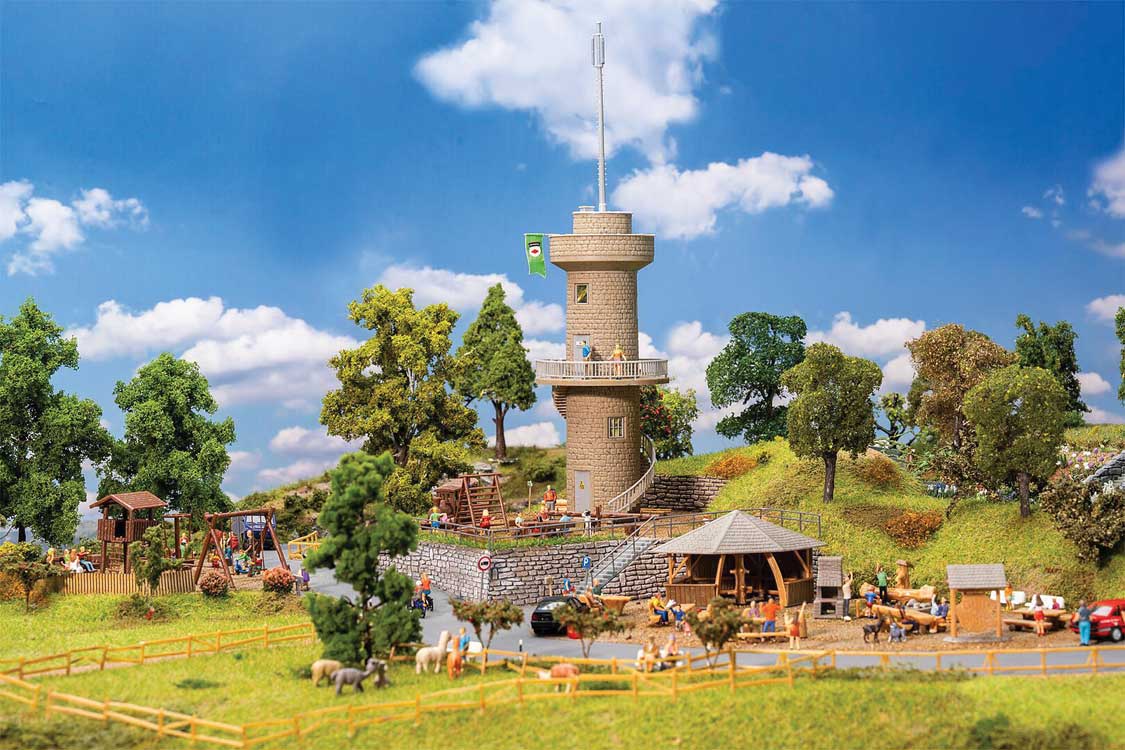 Adventure Playground Set -- Kit - Observation Tower, Kiosk, Playground Accessories-1