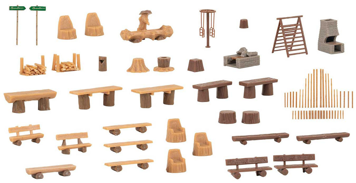 Adventure Playground Set -- Kit - Observation Tower, Kiosk, Playground Accessories-4