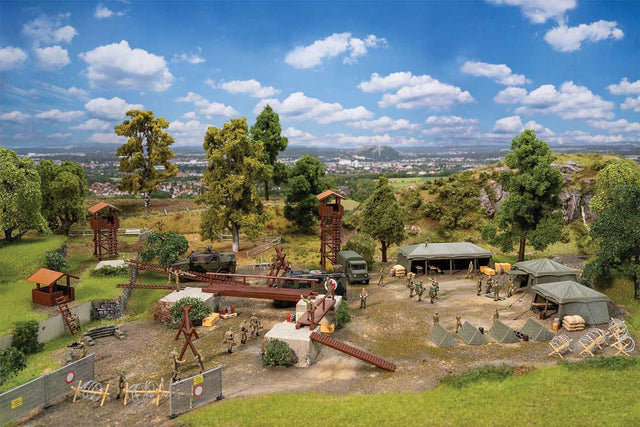 Armed Forces Basic Training Set -- Kit - 2 Towers, 6 Tents, Obstacle Course Details-1