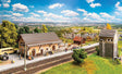 Susch Railway Station Set -- Kit - Includes Station w/Platform, Interlocking Tower, Outbuilding-1