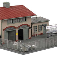 Industrial Estate Set -- Kit - Includes Car Dealership, Car Wash, Garage, Scrapyard w/Fence